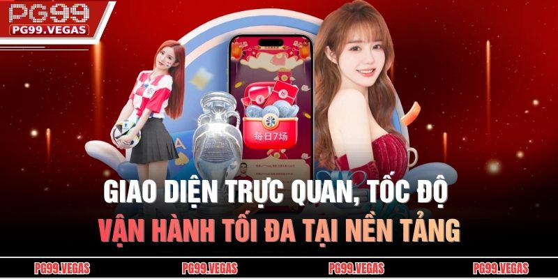 Giao diện trực quan, tốc độ vận hành tối đa tại nền tảng